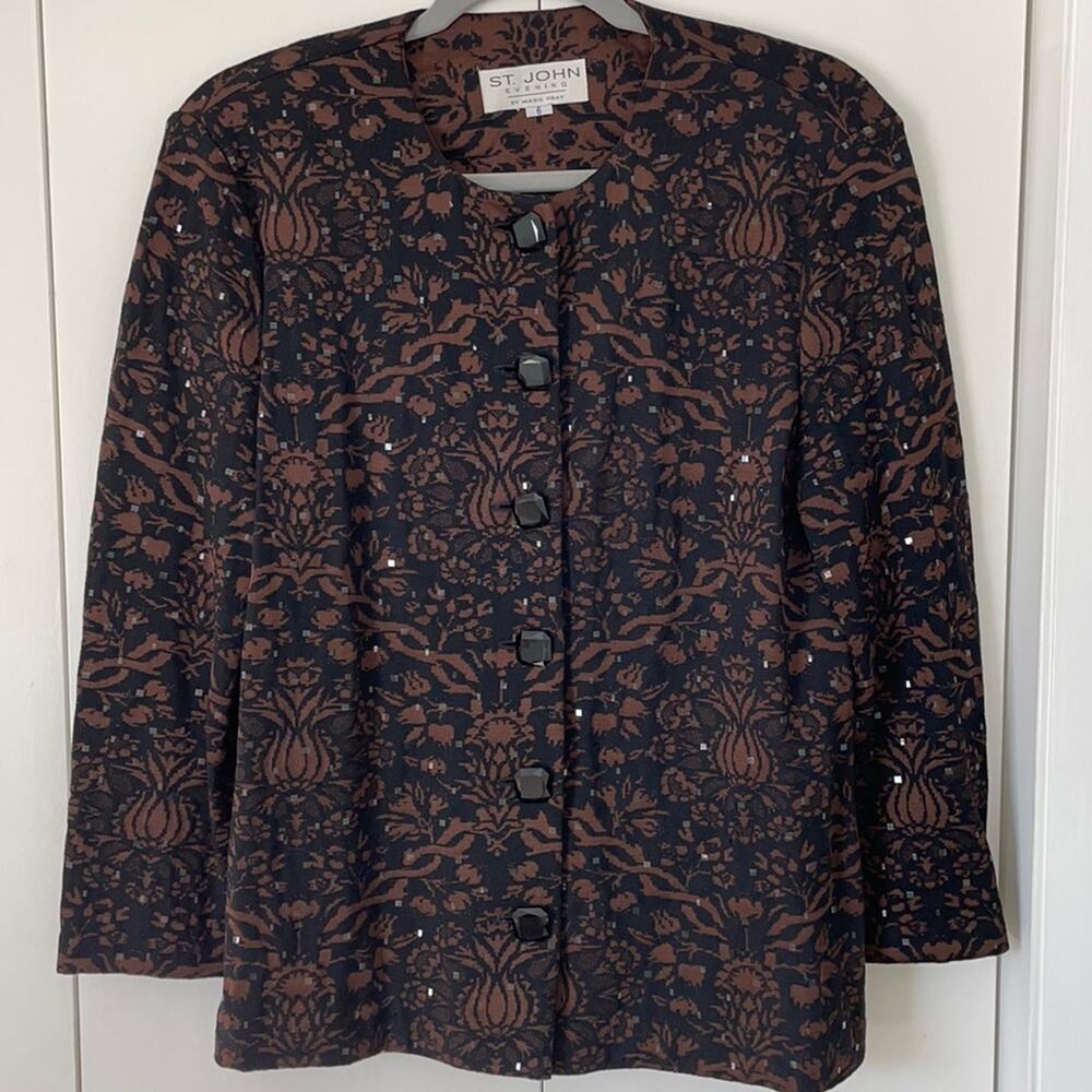 Gorgeous St. John by Marie Gray Evening Jacket Size 6